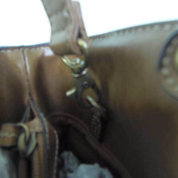 Vintage Relic Canvas Faux Bamboo Handles Haute Hippie BoHo Chic Retro Mod GoGo - Picture 7 of 11